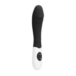 Vibrador em Silicone Ribbed Gc Preto