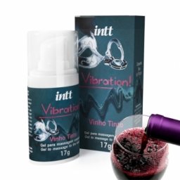 Vibrador Liquido Estimulante Unisexo Comestível Intt Vibration! VInho Tinto (17 g)