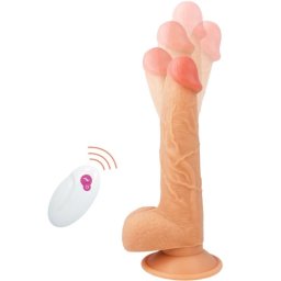 Vibrador Realístico Recarregável Cyber Silicock Mr John C/ Controle Remoto