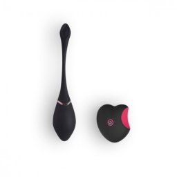 Ovo Vibratório Recarregável C/ Comando Preto Toyz4Lovers