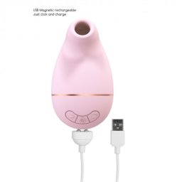 Estimulador de Clitóris Recarregável Kissable Irresistible Rosa