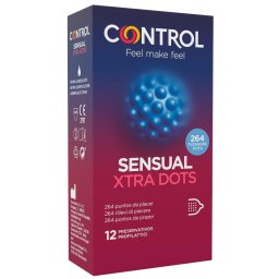 Preservativos Control Adapta Sensual Xtra Dots (12 Un)