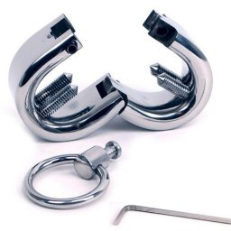 Pulseira de Metal Testicular Metal Hard Ovard Kalis Teeth Testicle Bracelet