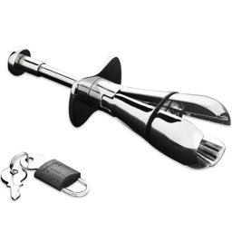 Plug Anal Metal Hard Deluxe Anal Locking Plug