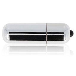 Bala Vibratória Glossy Premium Bullet Vibe Prateada