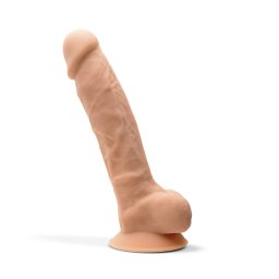 Dildo Premium Silicone Tessudo 9" II Baunilha Crushious
