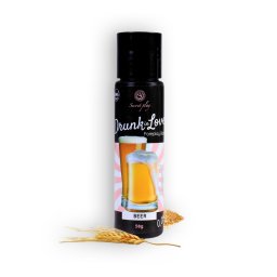 Bálsamo Lubrificante à Base de Água Secret Play Drunk In Love Sabor Cerveja (60 ml)