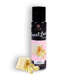 Gel Lubrificante à Base de Água Chocolate Branco Sweet Love Secret Play (60 ml)