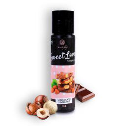 Gel Lubrificante à Base de Água Chocolate e Avelãs Sweet Love Secret Play (60 ml)