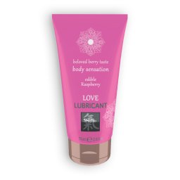 Lubrificante Comestível Shiatsu Beloved Berry Taste Body Sensation Framboesa (75 ml)
