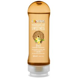 Gel de Massagem Estimulante Control 2 em 1 Massage & Pleasure Madagascar Sweetness (200 ml)