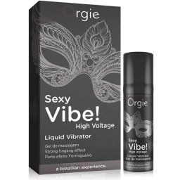 Vibrador Liquido Estimulante Unisexo Orgie Sexy Vibe! High Voltage (15 ml)