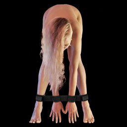 Barra Afastadora Ouch! Spreader Bar With Hand and Ankle Cuffs