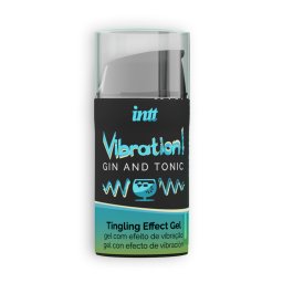 Vibrador Liquido Estimulante Unisexo Comestível Intt Vibration! Gin e Tónica (15 ml)