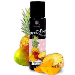 Lubrificante à Base de Água Comestível Secret Play Manga & Ananás (60 ml)
