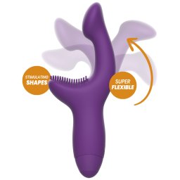 Estimulador Recarregável Rewolution Rewokiss Stimulating Shapes