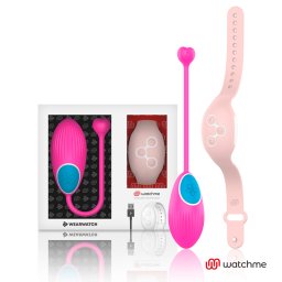 Ovo Vibratório Recarregável WearWatch WatchMe Wireless Fuchsia & Rosa Soft