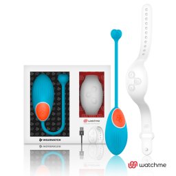 Ovo Vibratório Recarregável WearWatch WatchMe Wireless Azul & Snowy