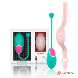 Ovo Vibratório Recarregável WearWatch WatchMe Wireless Aquamarine & Coral