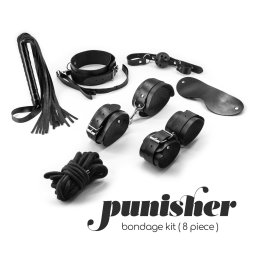 Kit Bondage Punisher C/ 8 Peças Crushious