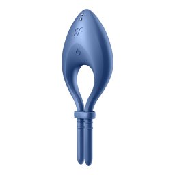 Anel Vibratório Recarregável Bullseye C/ APP Satisfyer Azul