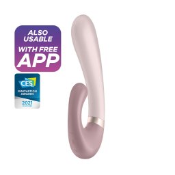Vibrador Recarregável Satisfyer Heat Wave C/ APP Rosa