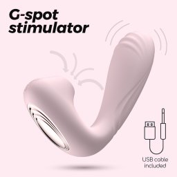 Estimulador Recarregável Pookie Crushious Rosa C/ Controlo Remoto