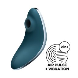 Estimulador Recarregável Vulva Lover 1 Azul Satisfyer Escuro