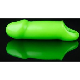 Manga Smooth Thick Stretchy Penis Sleeve 6.3" II Ouch! Glow in The Dark