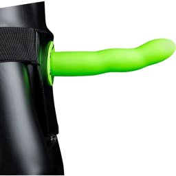 Strap On Ouch! Hollow Strap-On Curved Verde Neon