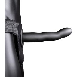 Strap On Ouch! Hollow Strap-On Curved GunMetal