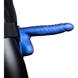 Strap On Ouch! Hollow Strap-On Ribbed Azul