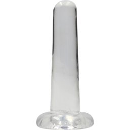 Dildo Crystal Clear Dildo C/ Sucção 5" Real Rock Transparente