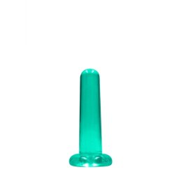 Dildo Crystal Clear Dildo C/ Sucção 5" Real Rock Verde