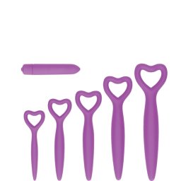 5 Dilatadores Vaginais Ouch! Silicone Vaginal Dilator Set Roxo