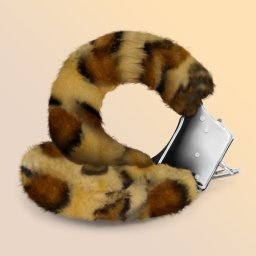 Algemas de Peluche Love Cuffs Crushious Leopardo