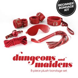 Kit BDSM Dungeons & Maidens Vermelho Crushious