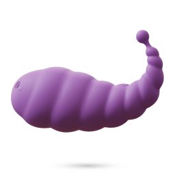 Ovo Vibratório Crushious Cocoon Recarregável C/ Comando Remoto Roxo