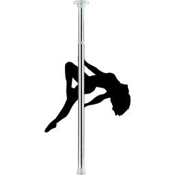 Varão Professional Ouch! Dance Pole Prateado
