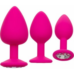 Conjunto Plugs Anais Calexotics Cheeky Gems Rosa