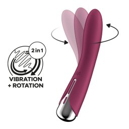 Vibrador Recarregável Satisfyer Vibe 1 Vermelho