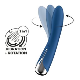 Vibrador Recarregável Satisfyer Vibe 1 Azul