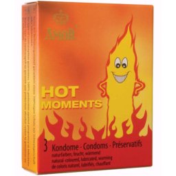 Preservativos Amor Hot Moments Efeito Quente (3 Un)