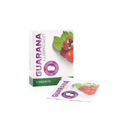 Saquetas de Lubrificante À Base de Água Guarana Lubrificant (6 Un X 4 Ml)