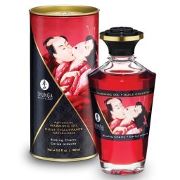 Óleo de Massagem Beijável Shunga Cereja (100 ml)