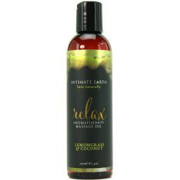 Óleo de Massagem Intimate Earth Erva Cidreira & Coco (120 ml)