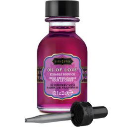 Óleo de Massagem Beijável Kamasutra Oil of Love Beijos de Framboesa (22 ml)