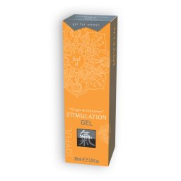 Gel Estimulante Shiatsu Stimulation Gengibre & Canela P/ Mulher (30 ml)
