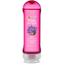 Gel de Massagem Estimulante Control 2 em 1 Massage & Pleasure Thai Passion (200 ml)