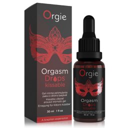 Gel Estimulante Clitóris Orgie Orgasm Drops Kissable (30 ml)